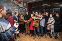 Глава Нижнего Новгорода Владимир Панов и журналисты