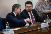 Глава Нижнего Новгорода Владимир Панов и глава администрации Шахуньи Роман Кошелев