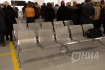 Внутри здания транспортно-пересадочного узла Канавинский