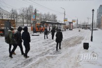 Уборка снега в Нижнем Новгороде