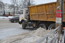 Уборка снега в Нижнем Новгороде