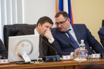 Заместители губернатора Антон Аверин и Александр Байер