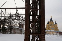 На Стрелке также находится собор Александра Невского