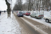 Спонтанная парковка на Верхневолжской набережной