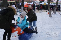 Празднование Масленицы в Нижнем Новгороде