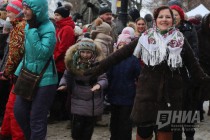 Празднование Масленицы в Нижнем Новгороде