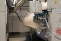 Посещение цехов ООО Лоймина, занимающегося производством флизелиновых обоев