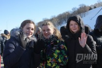 Рекорд России установили нижегородские мужчины на Чкаловской лестнице 8 марта