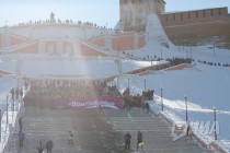 Рекорд России установили нижегородские мужчины на Чкаловской лестнице 8 марта