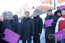 Рекорд России установили нижегородские мужчины на Чкаловской лестнице 8 марта