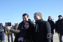 Рекорд России установили нижегородские мужчины на Чкаловской лестнице 8 марта