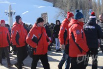 Рекорд России установили нижегородские мужчины на Чкаловской лестнице 8 марта