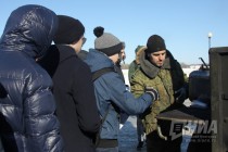 Рекорд России установили нижегородские мужчины на Чкаловской лестнице 8 марта