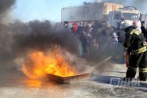 Поисково-спасательный флешмоб в Нижнем Новгороде 11 марта