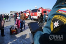 Поисково-спасательный флешмоб в Нижнем Новгороде 11 марта