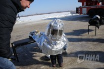 Поисково-спасательный флешмоб в Нижнем Новгороде 11 марта