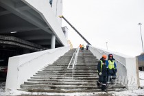 Делегация представителей FIFA и оргкомитета Россия-2018 оценила ход подготовки стадиона Нижний Новгород к ЧМ-2018