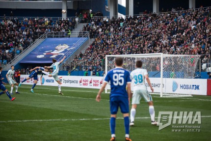 Первый тестовый матч на стадионе Нижний Новгород