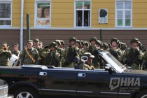 Первая репетиция парада в честь 73-летия Победы