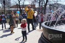 Запуск центрального фонтана Нижнего Новгорода