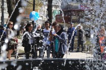 Запуск центрального фонтана Нижнего Новгорода