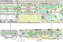 Сквер в Автозаводском районе (ул. Прыгунова)