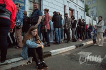 Очередь к Нижегородскому художественному музею