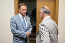 Депутат ЗС НО Андрей Тарасов и депутат Гордумы Игорь Богданов