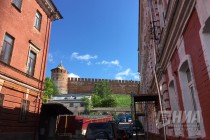 Стена между Белой и Ивановской башнями осталась без крыши