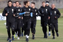 Сборная Уругвая провела первую тренировку на Бору Нижегородской области 11 июня