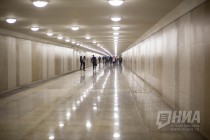 Открытие станции метро Стрелка в Нижнем Новгороде
