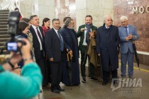Открытие станции метро Стрелка в Нижнем Новгороде
