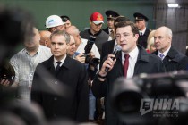 Открытие станции метро Стрелка в Нижнем Новгороде