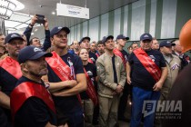 Открытие станции метро Стрелка в Нижнем Новгороде