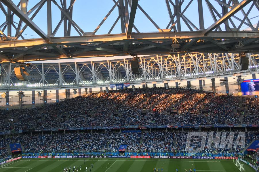 Матч ЧМ Аргентина – Хорватия стартовал на Стадионе Нижний Новгород 21 июня