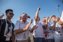 Фанаты Англии и Панамы после матча ЧМ в Нижнем Новгороде