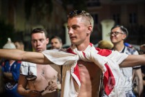 Фанаты Англии и Панамы после матча ЧМ в Нижнем Новгороде