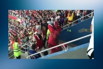 Болельщика в костюме динозавра удалили с матча Швейцария-Коста-Рика в Нижнем Новгороде за нарушение правил