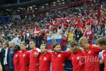 Матч Хорватия - Дания на Стадионе Нижний Новгород