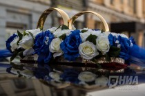 Две пары зарегистрируют брак во время фан-феста в Нижнем Новгороде 7 июля