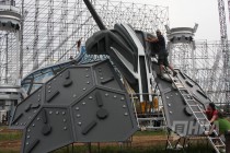 Подготовка площадки к фестивалю Alfa Future People-2018 в Нижегородской области