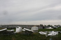 Подготовка площадки к фестивалю Alfa Future People-2018 в Нижегородской области