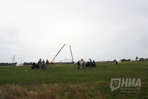 Подготовка площадки к фестивалю Alfa Future People-2018 в Нижегородской области