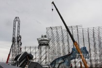 Подготовка площадки к фестивалю Alfa Future People-2018 в Нижегородской области