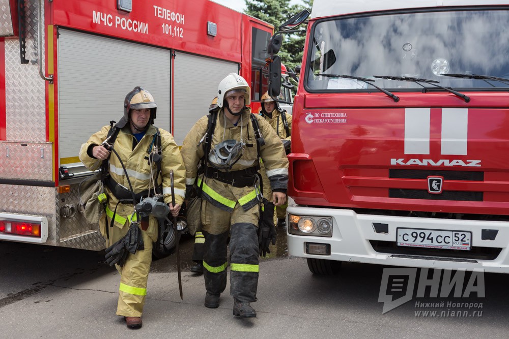 Два дома сгорели в Арзамасском районе Нижегородской области 29 июля 