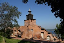 Работы по восстановлению кровли Нижегородского кремля