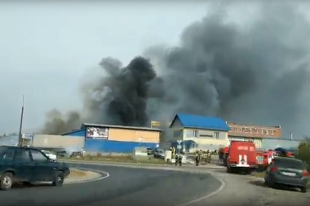 пожар на заводе Нижегородхим