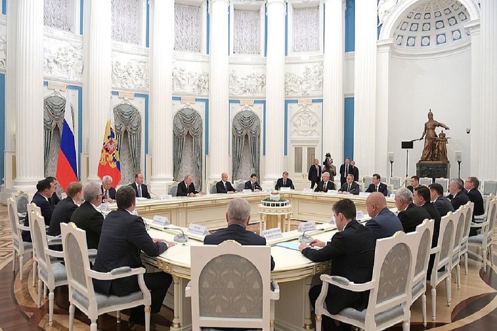 Встреча Владимира Путина с избранными главами регионов