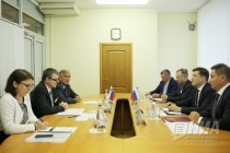 Рабочая встреча Глеба Никитина с послом Словении в РФ Бранко Раковцем