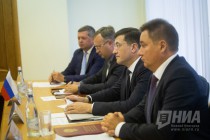 Рабочая встреча Глеба Никитина с послом Словении в РФ Бранко Раковцем